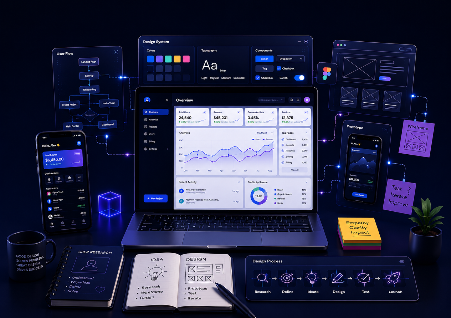 What is digital product design? Process, Principles, and Real Examples